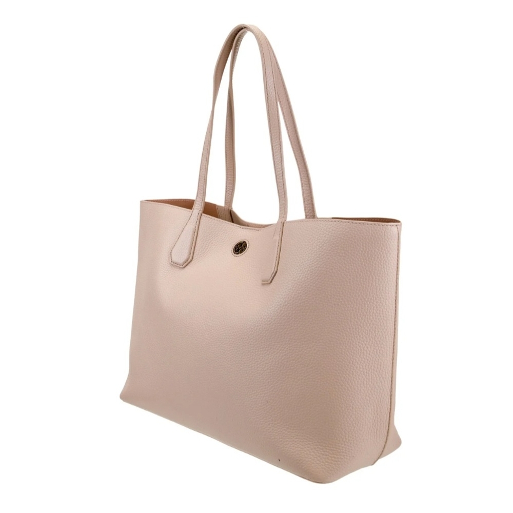 Tory Burch Cream BLUSH Structured Tote Bag